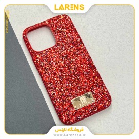 کاور Puloka پولکا iPhone 13 pro مدل Swarovski رنگ Red