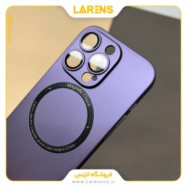 کاور Magnetic Wireless مات مدل iPhone 14 Pro رنگ Purple