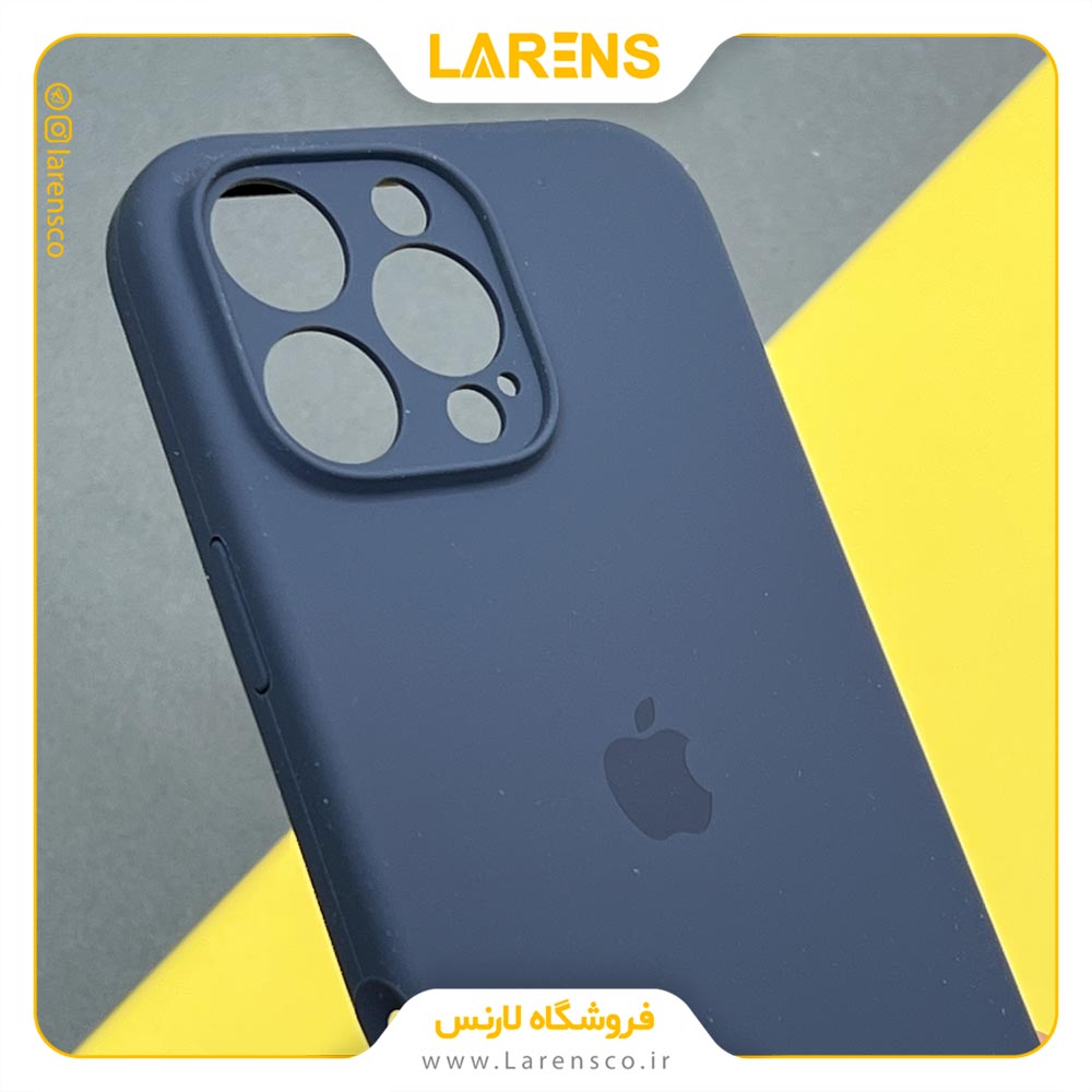 سیلیکون آیفون 16 پرو مکس كد 8 - رنگ Dark Blue