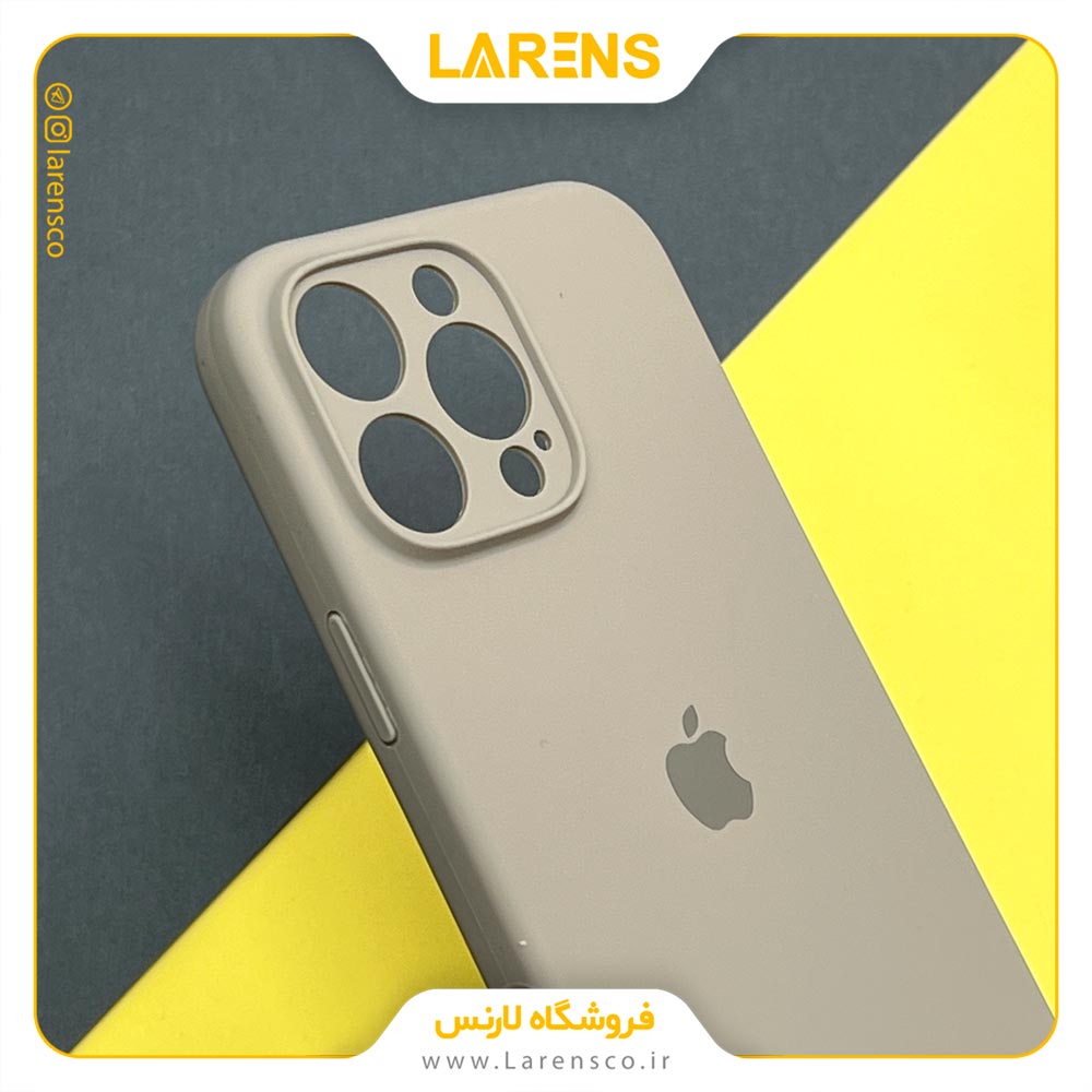سیلیکون آیفون 16 پرو مکس كد 23- رنگ Pebble