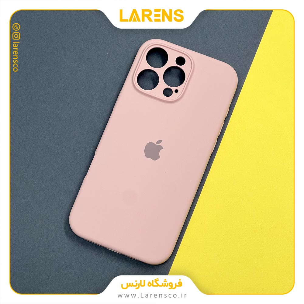 سیلیکون آیفون 16 پرو مکس كد 12- رنگ Pink