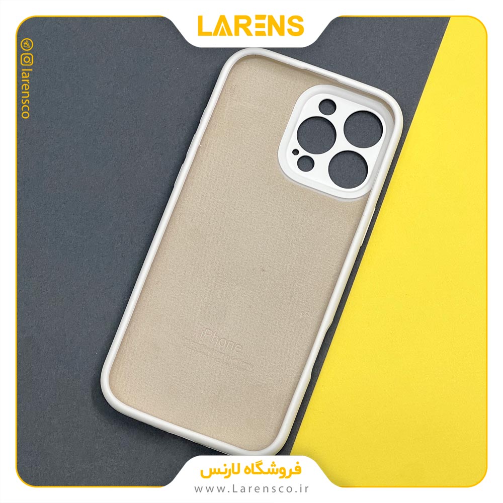 سیلیکون آیفون 16 پرو مکس كد 9- رنگ White