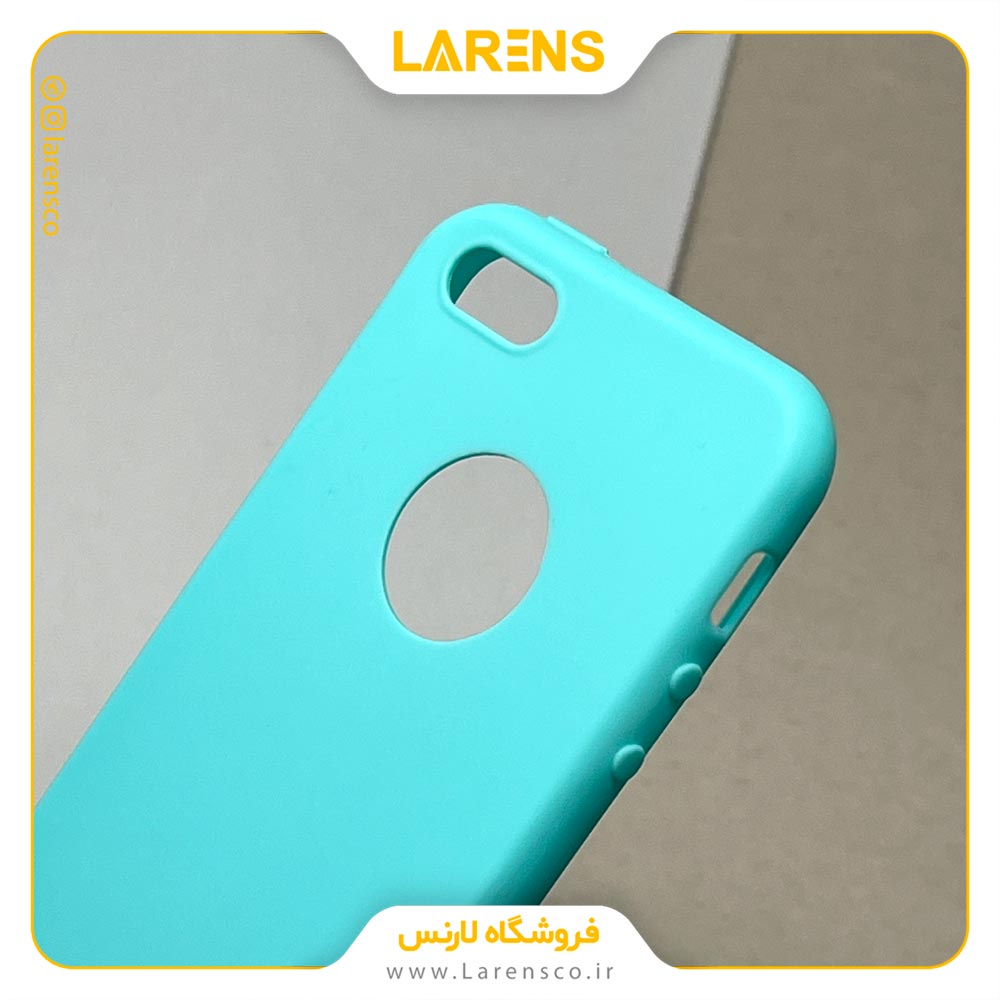 کاور آیفون 5s سری New Color مدل Silicone رنگ Blue