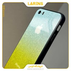 کاور آیفون 5s سری Crystal Design مدل Hard رنگ Light Blue