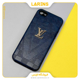 کاور ایفون 5s برند Terry Case مدل LV Leather رنگ Dark Blue