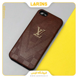 کاور ایفون 5s برند Terry Case مدل LV Leather رنگ Dark Brown