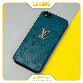 کاور ایفون 5s برند Terry Case مدل LV Leather رنگ Dark Green