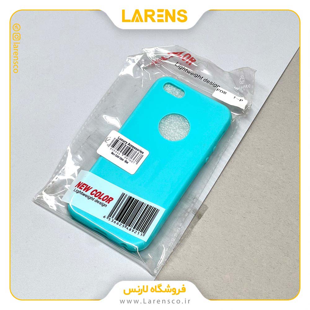 کاور آیفون 6s سری New Color مدل Soft رنگ Blue