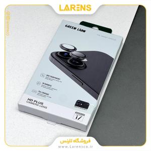 گلس لنز آیفون 17 برند Green Lion گرین لاین سری HD Plus رنگ مشکی