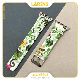 بند اپل واچ Leather سری Flower سایز 38/40/41mm طرح 2