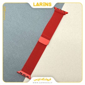 بند اپل واچ Milanese سری Metal سایز 38/40/41mm رنگ Red