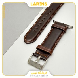 بند Leather سری Camel اپل واچ 42/44/45mm رنگ Dark Brown