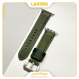 بند اپل واچ Leather سری Marin سایز 42/44/45mm رنگ Green