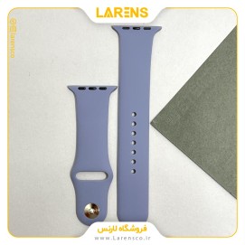 بند سیلیکون اپل واچ 42/44/45mm   كد 46 - lavender Gray