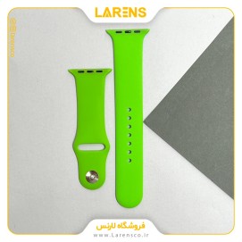 بند سیلیکون اپل واچ 42/44/45mm كد 66 رنگ Shiny Green