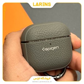 محافظ ایرپاد 4 برند Spigen سری Leather Armor رنگ Gray