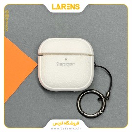 محافظ ایرپاد 4 برند Spigen سری Leather Armor رنگ White