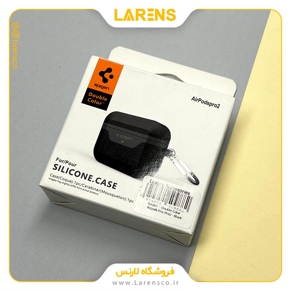 محافظ ایرپاد پرو 2 برند Spigen سری Double Color رنگ Black