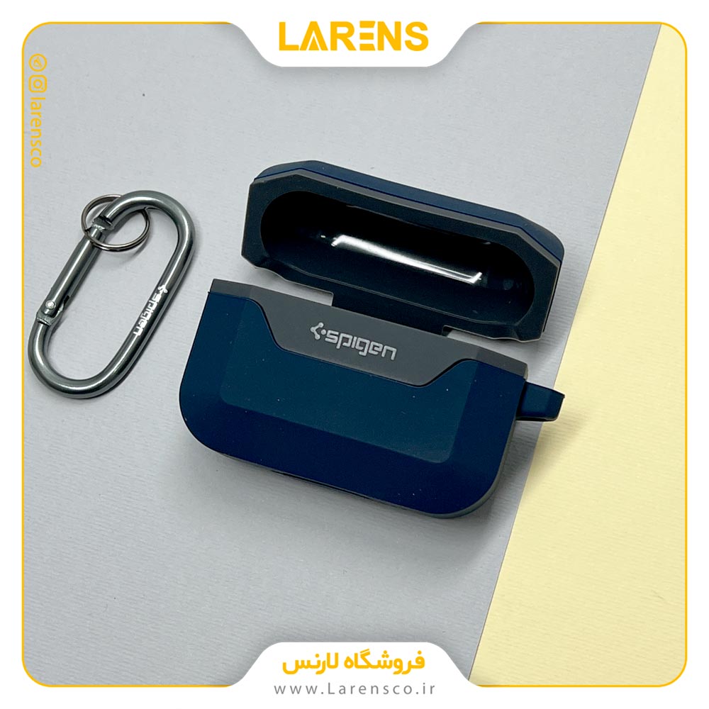 محافظ ایرپاد پرو 2 برند Spigen سری Double Color رنگ Dark Blue
