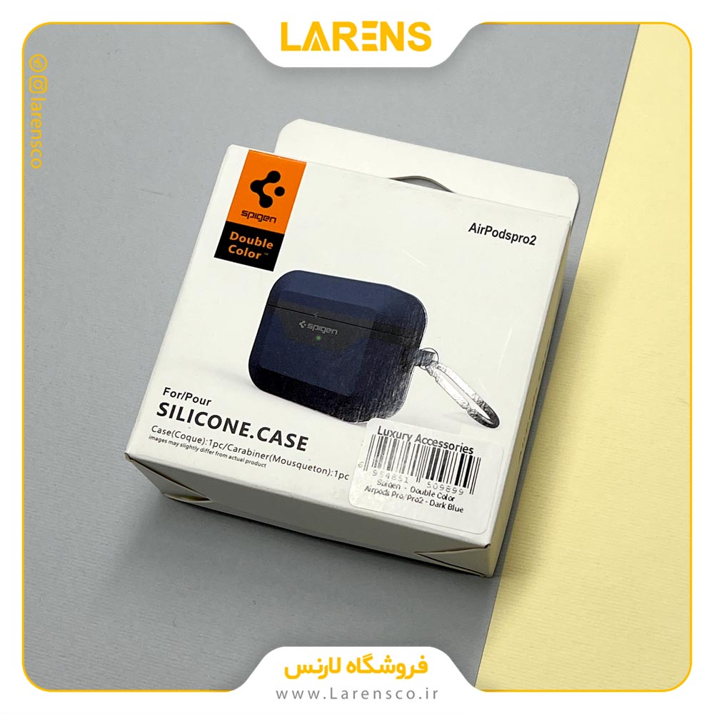 محافظ ایرپاد پرو 2 برند Spigen سری Double Color رنگ Dark Blue