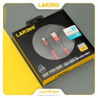 کابل برند  Larens سری Spark مدل Lightning طول 1.3 متر - 15 ماه گارانتی شرکت همراه تضمين
