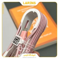 كابل Cotton سري MicroUSB به طول 1.5 متر رنگ Pink