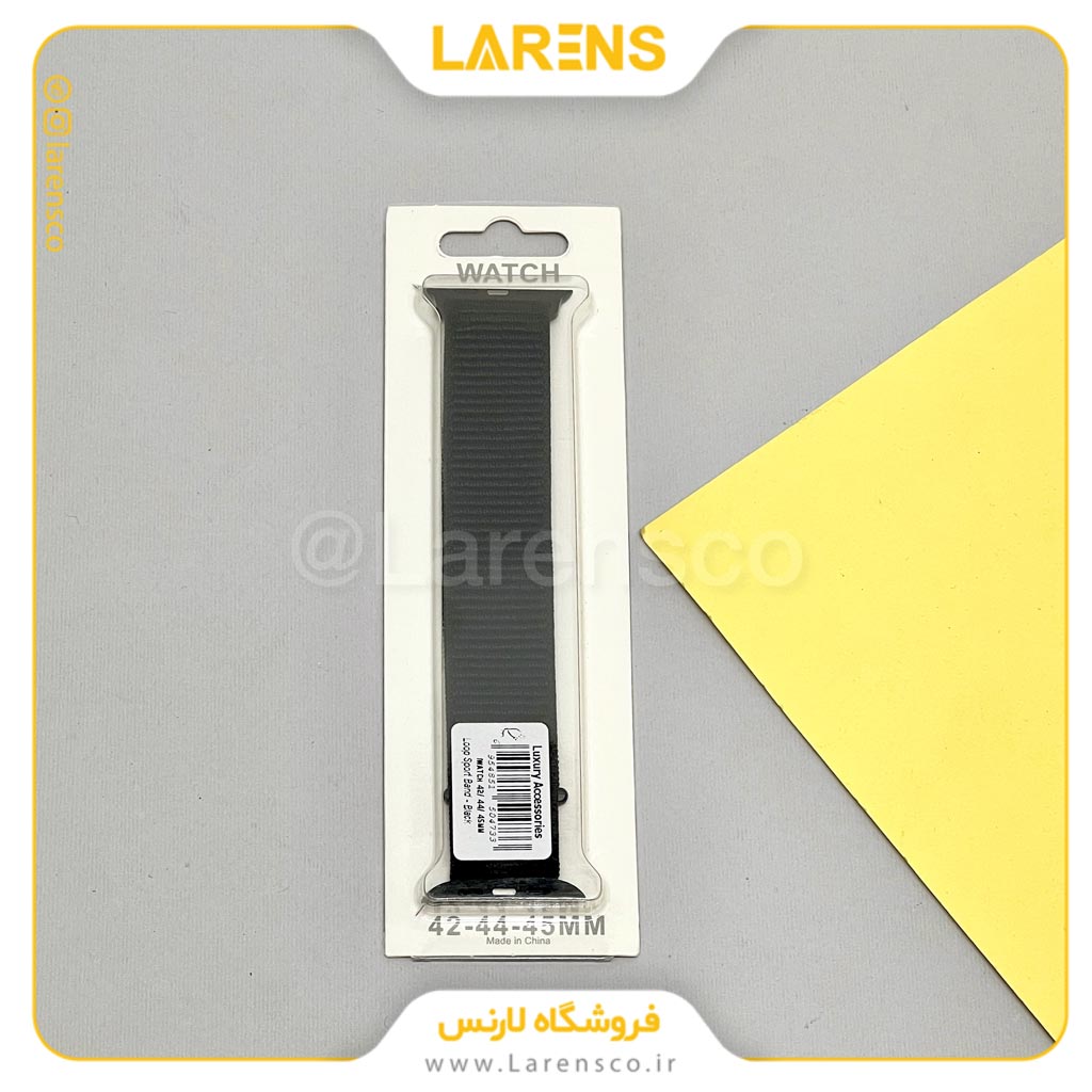 بند اپل واچ  loop Sport لوپ اسپرت سایز 42/44/45mm رنگ Black