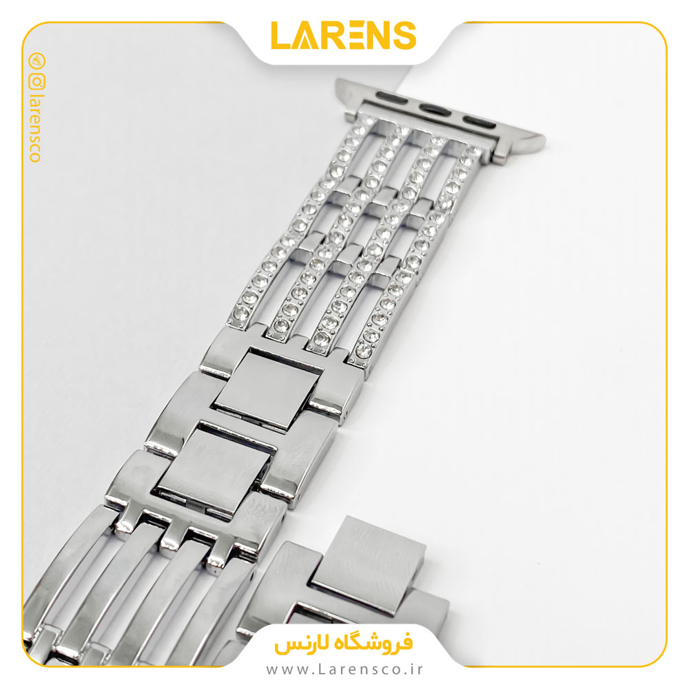 بند اپل واچ Tiffany سری Jewerly Expanse سایز 42/44/45 میلیمتر - رنگ Silver