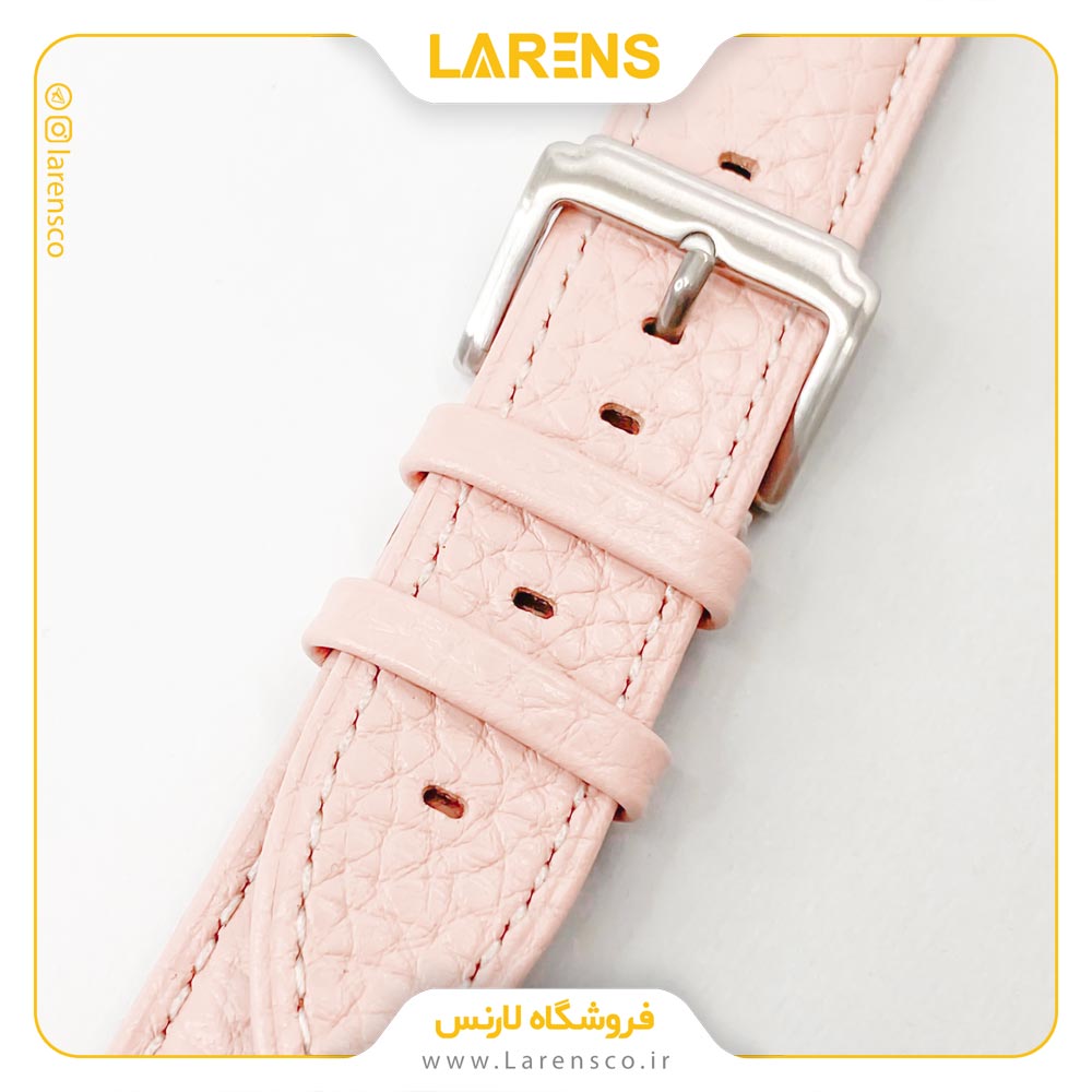 بند اپل واچ Leather سری Texture سایز 42/44/45mm رنگ Pink