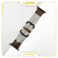 بند اپل واچ Leather سری Canvas سایز 42/44/45mm رنگ Khaki