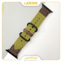 بند اپل واچ Leather سری Canvas سایز 42/44/45mm رنگ Olive