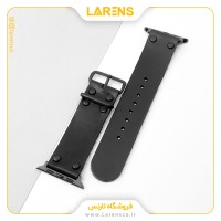 بند اپل واچ Leather سری Hammer سایز 42/44/45 میلیمتر _ رنگ Black