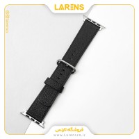 بند اپل واچ Leather سری Pure سایز 42/44/45mm رنگ Black