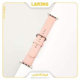 بند اپل واچ Leather سری Pure سایز 42/44/45mm رنگ Pink