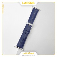 بند اپل واچ Leather سری Texture سایز 42/44/45mm رنگ Dark Blue