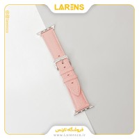 بند اپل واچ Leather سری Texture سایز 42/44/45mm رنگ Pink