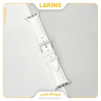 بند اپل واچ Leather سری Texture سایز 42/44/45mm رنگ White