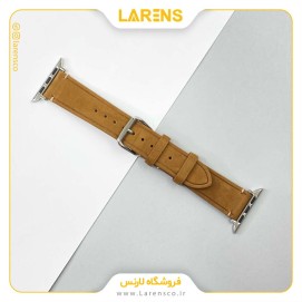 بند اپل واچ Leather سری Velure سایز 42/44/45mm رنگ Brown