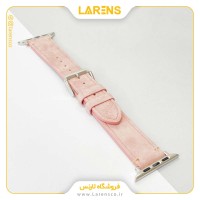 بند اپل واچ Leather سری Velure سایز 42/44/45mm رنگ Pink
