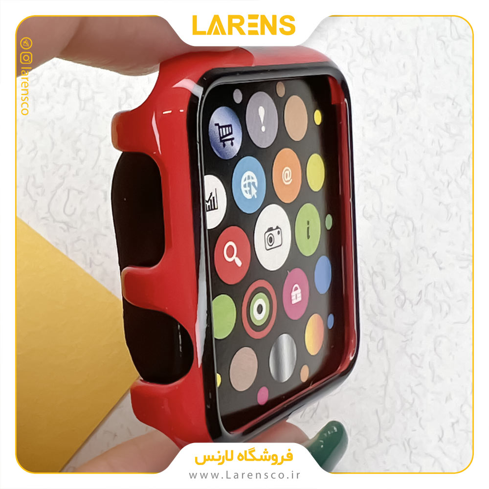 کاور اپل واچ  Luxury مدل Hard Case سايز 42mm رنگ Red