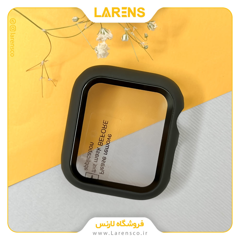 کاور اپل واچ   PC Glass سایز 42mm رنگ Black