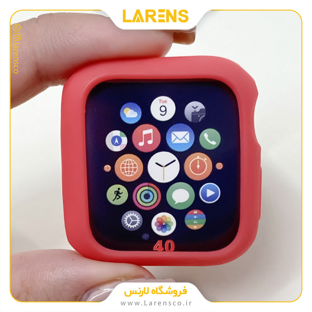 کاور اپل واچ Luxury مدل Silicon Case سایز 42mm رنگ Camelia