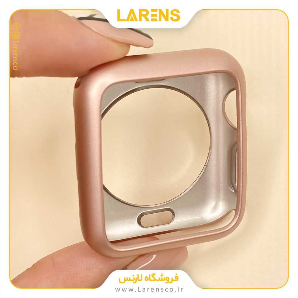 کاور اپل واچ  Electro Case مدل Soft سایز 44mm رنگ Rose Gold