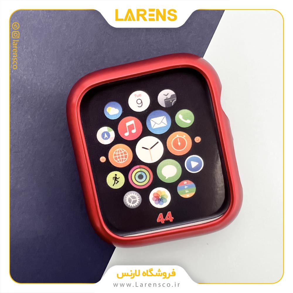 کاور اپل واچ  Thin Fit مدل Pc Case سایز 44mm رنگ Red
