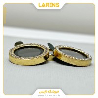 گلس لنز  Ring سری Diamond ایفون 13 پرو مکس - Gold