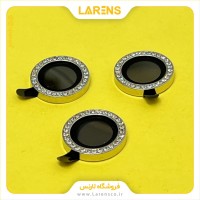 گلس لنز  Ring سری Diamond ایفون 13 پرو مکس - Silver