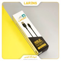 کابل برند Larens سری Solo مدل Lightning طول 1.2 متر - 8 ماه گارانتی شرکت همراه تضمين