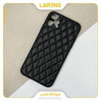 کاور Lozenge مدل Leather ایفون 11 پرو مکس - Black