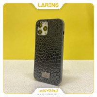 کاور Puloka ایفون 12 پرو مکس مدل  Crocodile  رنگ Black