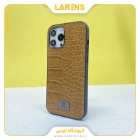 کاور Puloka ایفون 12 پرو مکس مدل Crocodile رنگ Brown